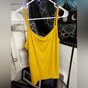 No Boundaries Yellow Tank Top